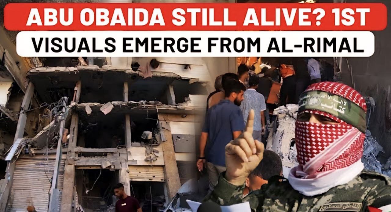 IDF Fails To Eliminate Abu Obaida? 1st Video Out From Al-Rimal As Hamas Breaks Silence After Strike