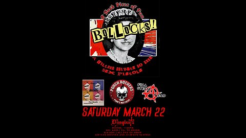 LIVE FOH - Bollocks (Sex Pistols), Dirty Blond (Blondie), Porch Rockers, Full Steen Ahead