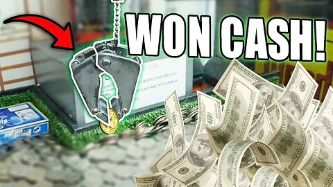 WINNING CASH FROM RARE CLAW MACHINES!