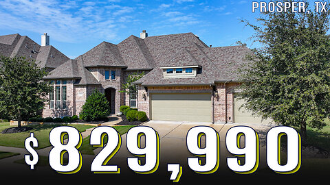 HOME FOR SALE IN PROSPER TX | Willow Ridge Neighborhood | $829,990 | 4 BD 3 BA 3,232 SQFT