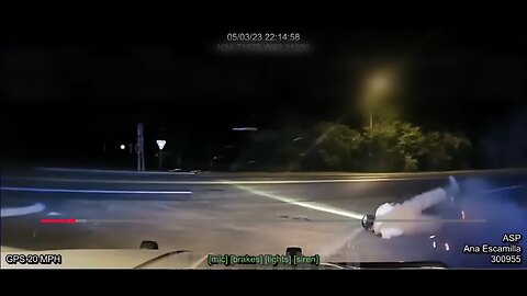 Motorcycle it tries to outrun copper