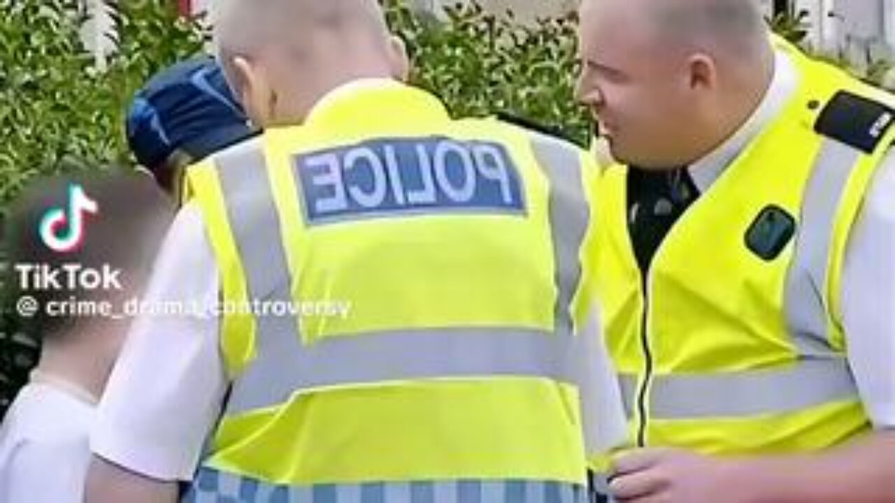 An 8-year-old English boy was arrested for waving the English flag.