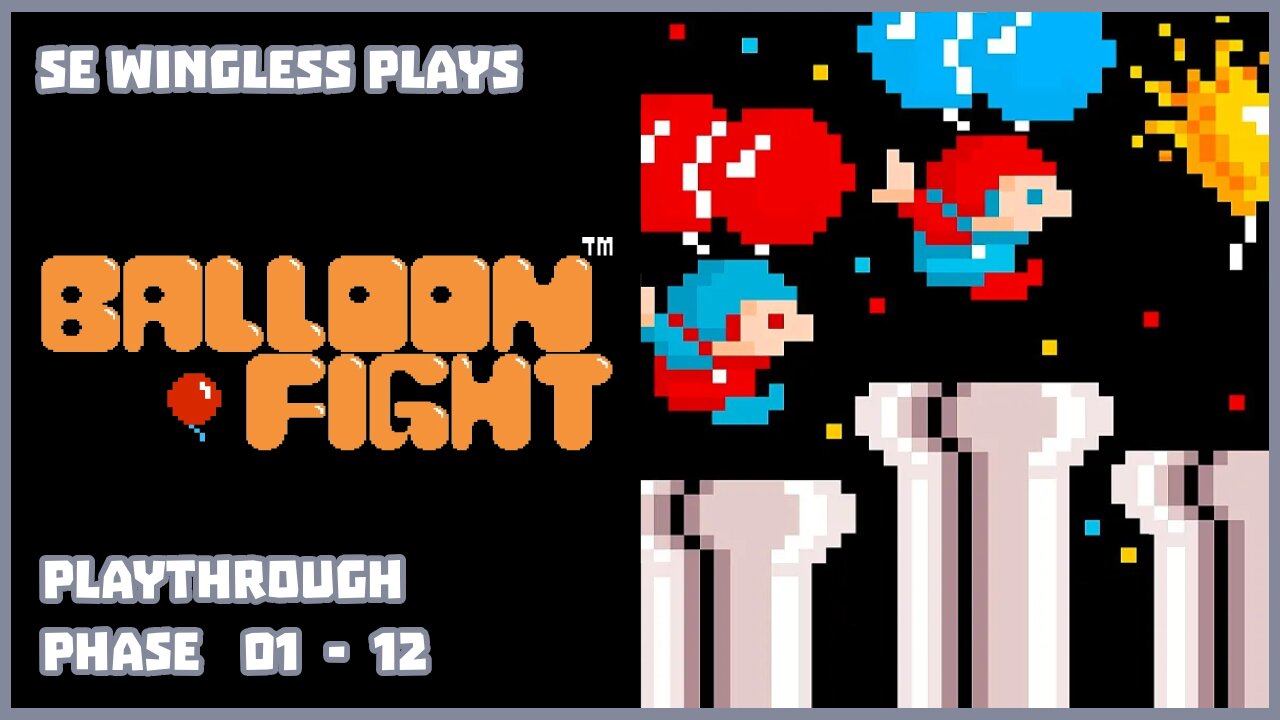 Balloon Fight (NES) Playthrough