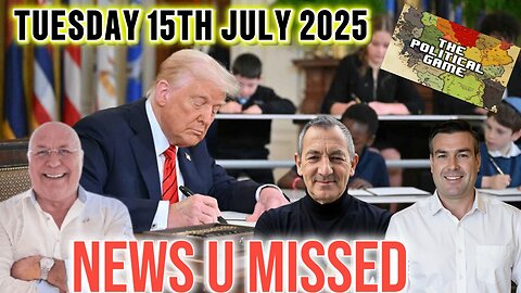 CHARLIE WARD DAILY NEWS WITH CHARLIE WARD, PAUL BROOKER, WARREN THORNTON TUESDAY 15TH JULY 2025