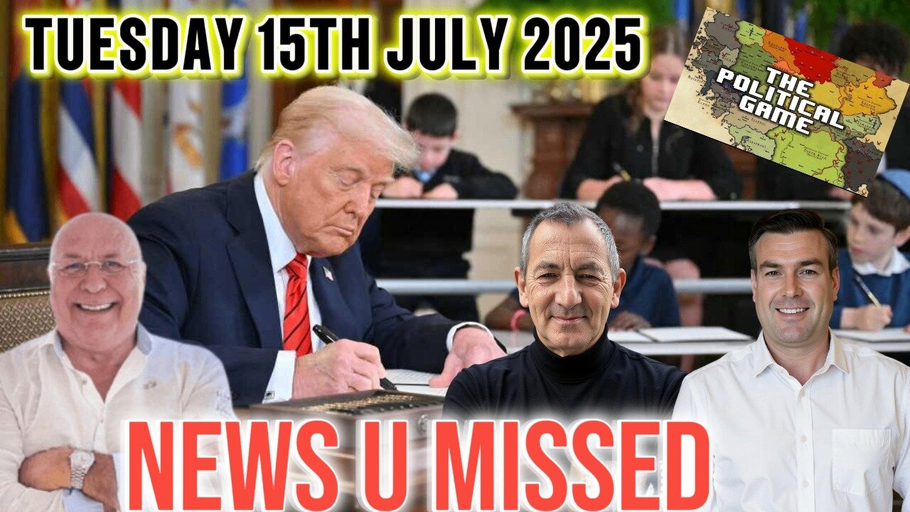 CHARLIE WARD DAILY NEWS WITH CHARLIE WARD, PAUL BROOKER, WARREN THORNTON TUESDAY 15TH JULY 2025