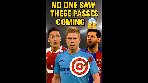 No One Expected These Passes 😱 | Genius from Messi, Özil, De Bruyne & Modrić