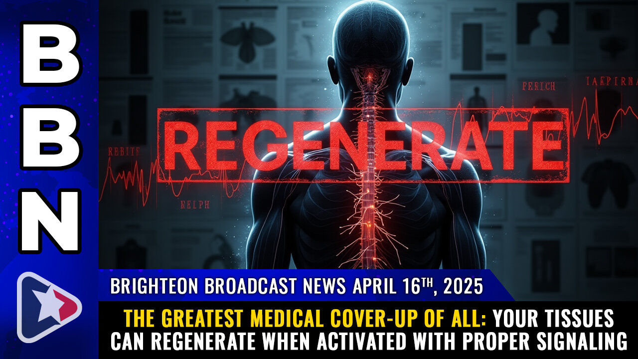 REGENERATE! The greatest medical cover-up of all time - you can regenerate tissues and organs