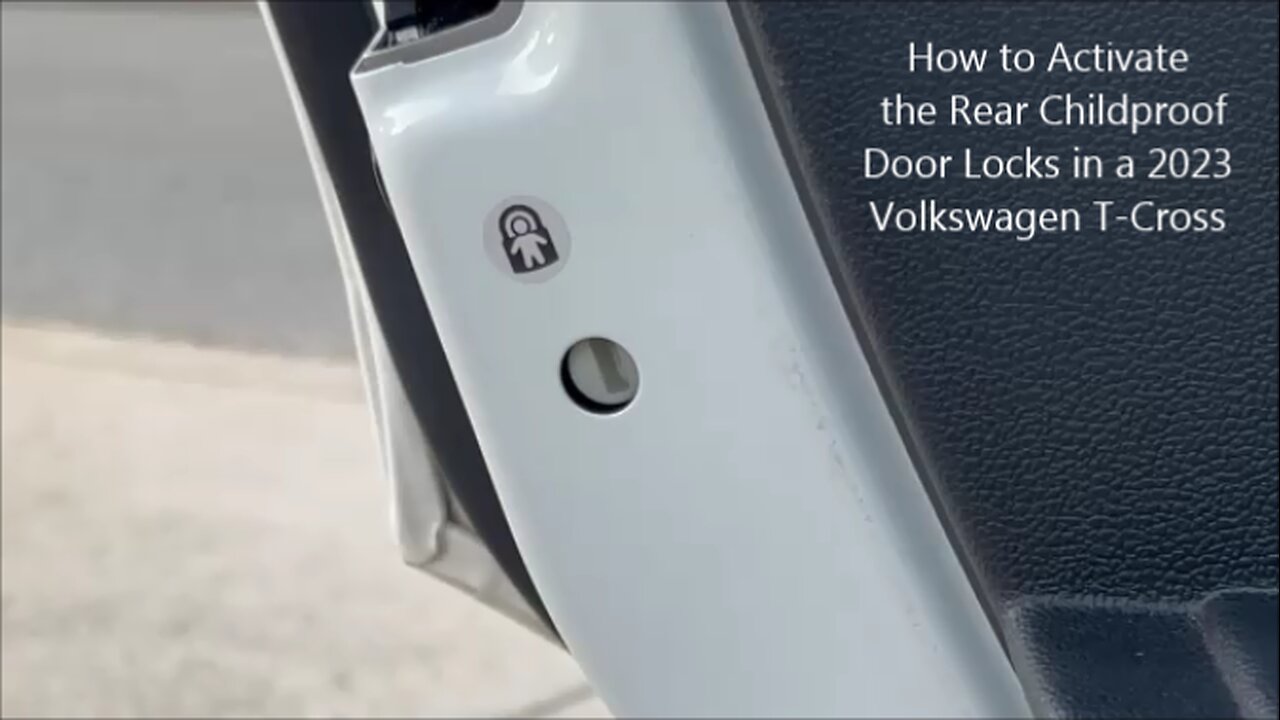 How to Activate VW T-Cross Rear Childproof Door Locks