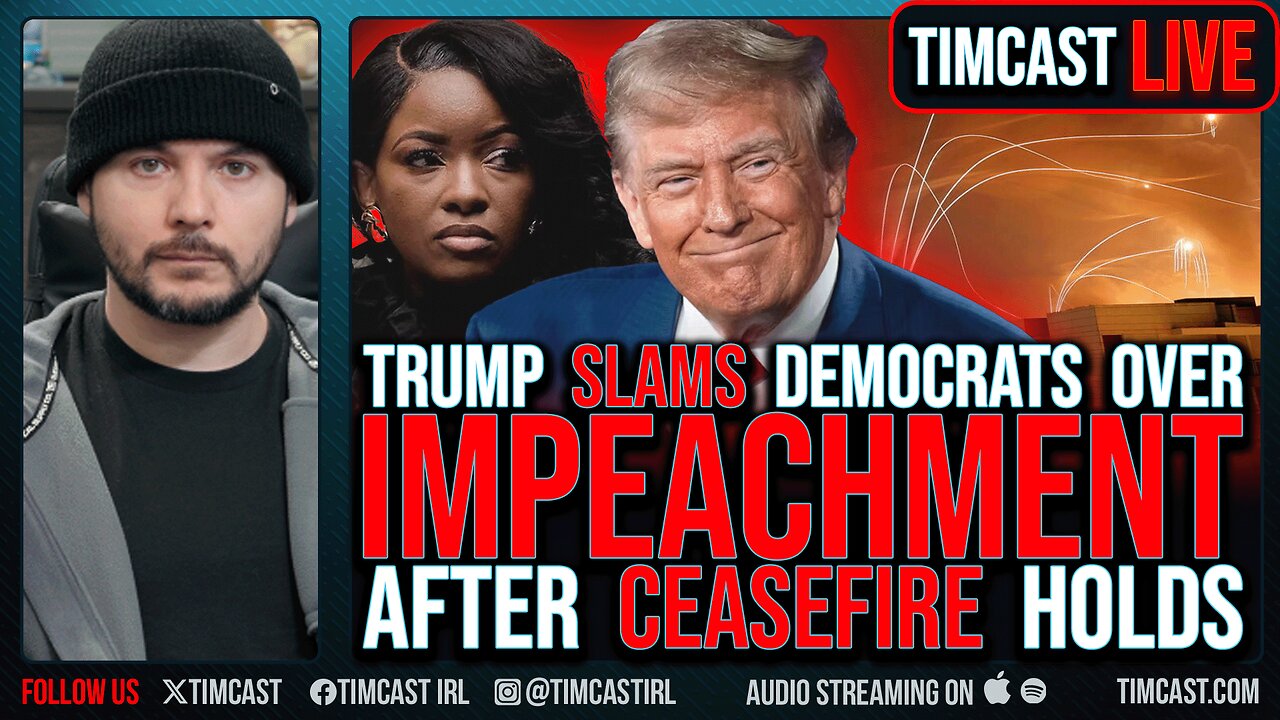 Trump SLAMS Democrats Over IMPEACHMENT After CEASEFIRE Holds