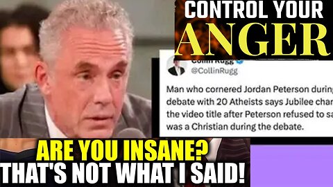 Live Simply & DON T be ANGRY Like Jordan Peterson