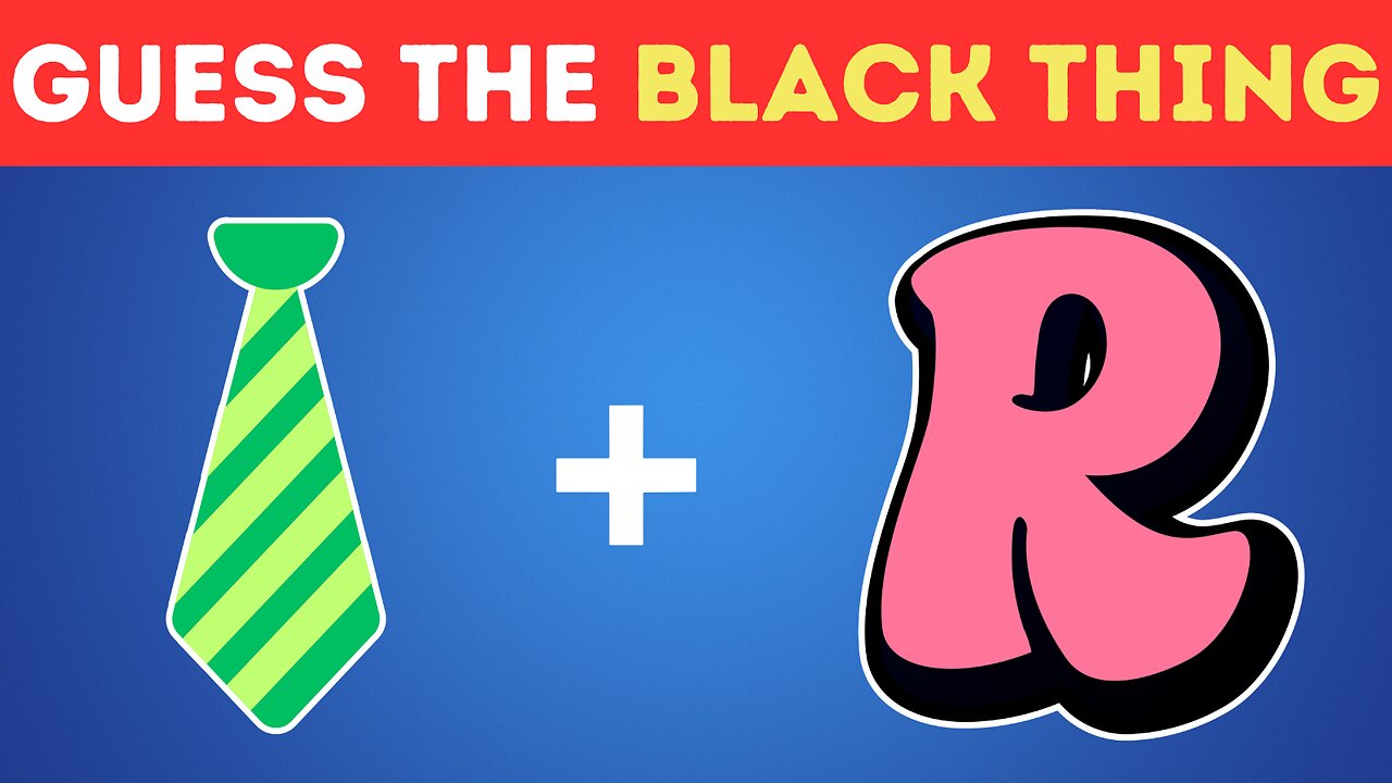 Guess the Black Things by Emoji #trending #challenge #quiz #gaming #rumble