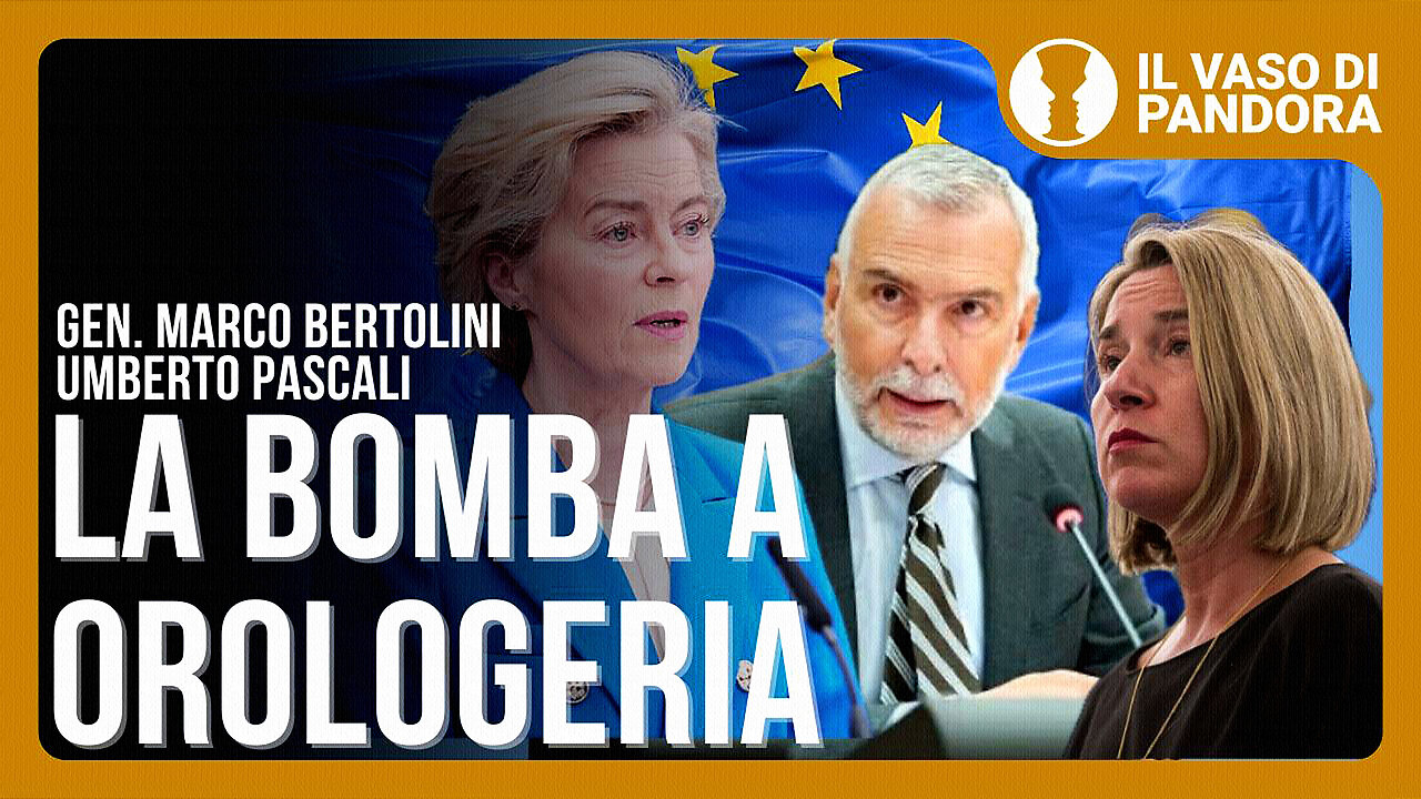 “LA BOMBA A OROLOGERIA!!💣💥⌚ SE CADE ZELENSKY GLI STATI EUROPEI SARANNO TRAVOLTI!!” =/|con il Generale Marco BERTOLINI e Umberto PASCALI|= LIMMACOLATA VERGINE MARIA TRIONFERÀ CON LA SANTA CHIESA CATTOLICA!!|〽💖🙏|