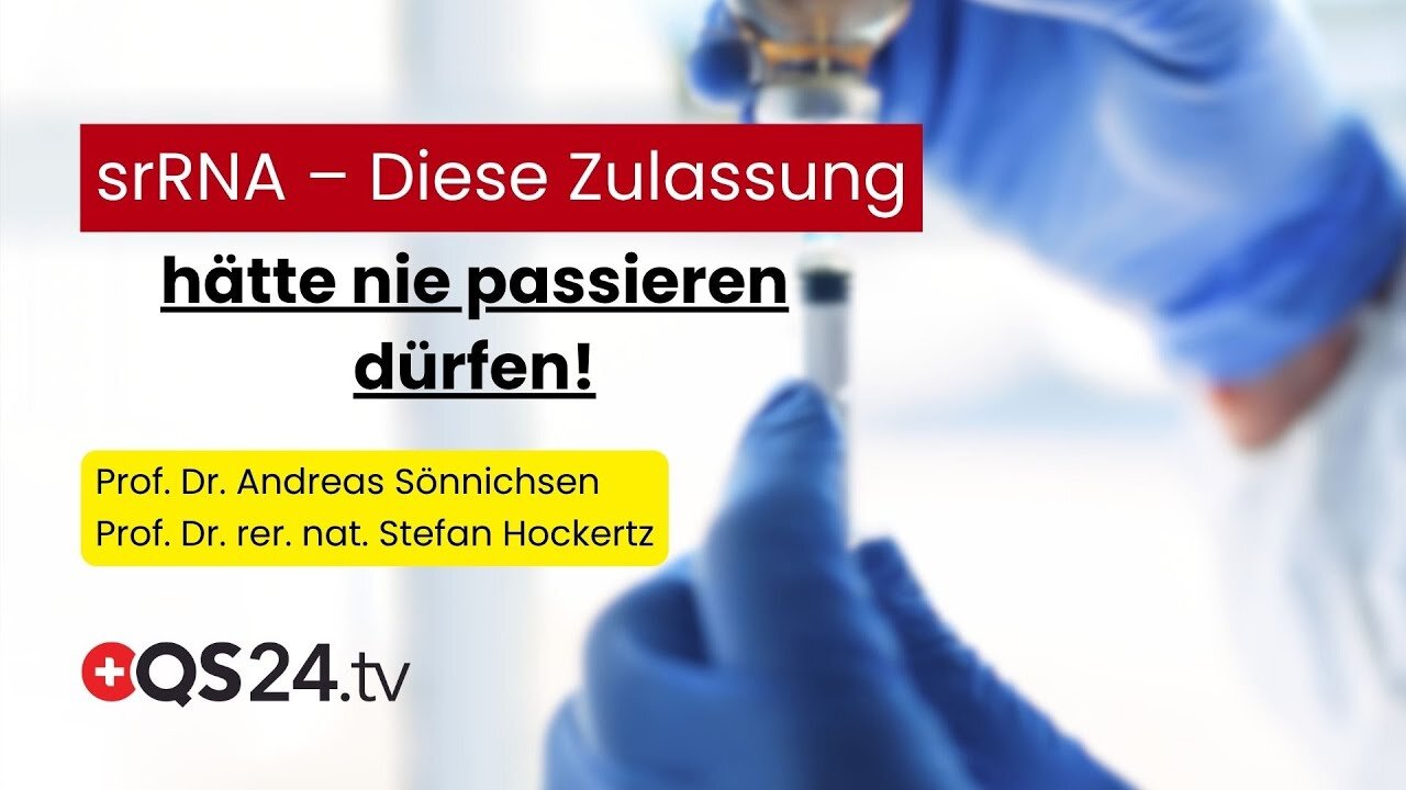 " NEUE M-RNA TECHNOLOGIEN " - Prof. Andreas Sönnichsen , Prof. Stefan Hockertz
