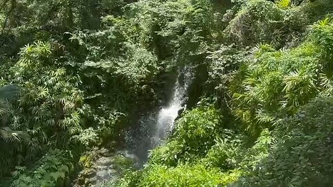 Relaxing waterfall