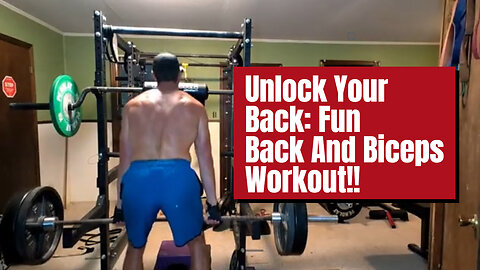 Unlock Your Back: Fun Back & Biceps Workout!