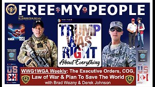 FREE MY PEOPLE 1776 Nation, Trump Q Drops, July 4, FAFO Alcatraz & more! Derek Johnson, Brad Wozny