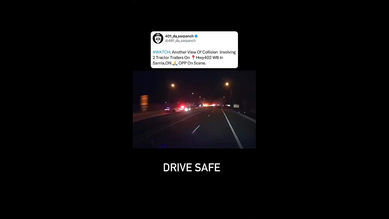 Truck Accident In Sarnia