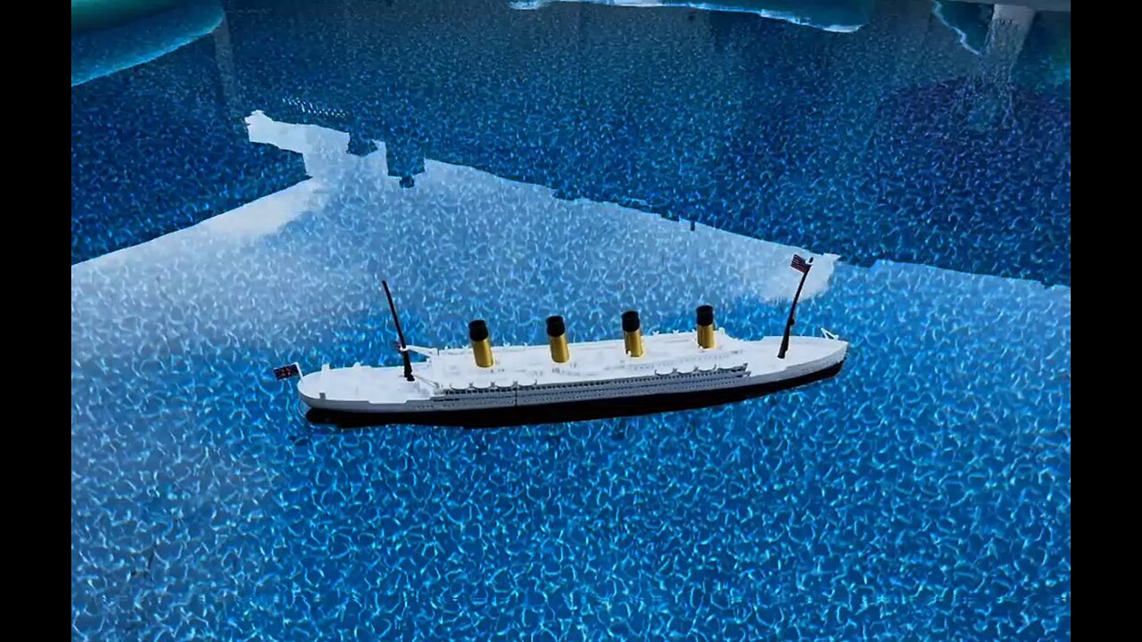 Titanic Submersible Model -- Sailing and Sinking