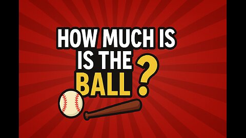 Can You Solve This? How Much is the Ball? 🧠💡 #maths #algebra #riddles