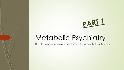 Metabolic Psychiatry (Part 1): What is Brain Food? How Sugar Affects the Brain (Glucose vs Ketones)