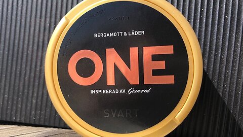 One Svart (Original Portion) Snus Review