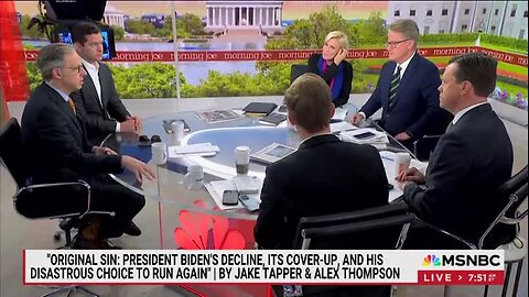 Scarborough on His Biden ‘at His Best’ Comment: ‘That’s What I Saw … I Was Obviously Wrong’