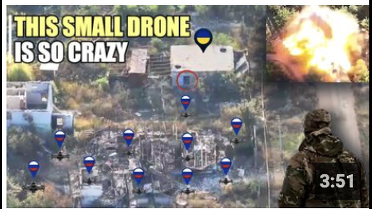 "FPV Drone Breaches Russian Warriors' Hideout Under Donetsk"