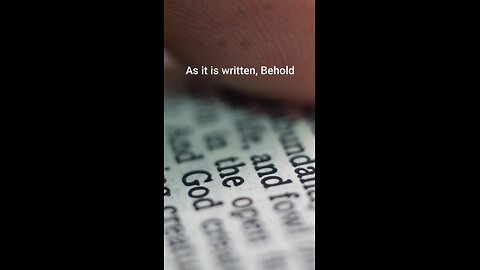 It is Written