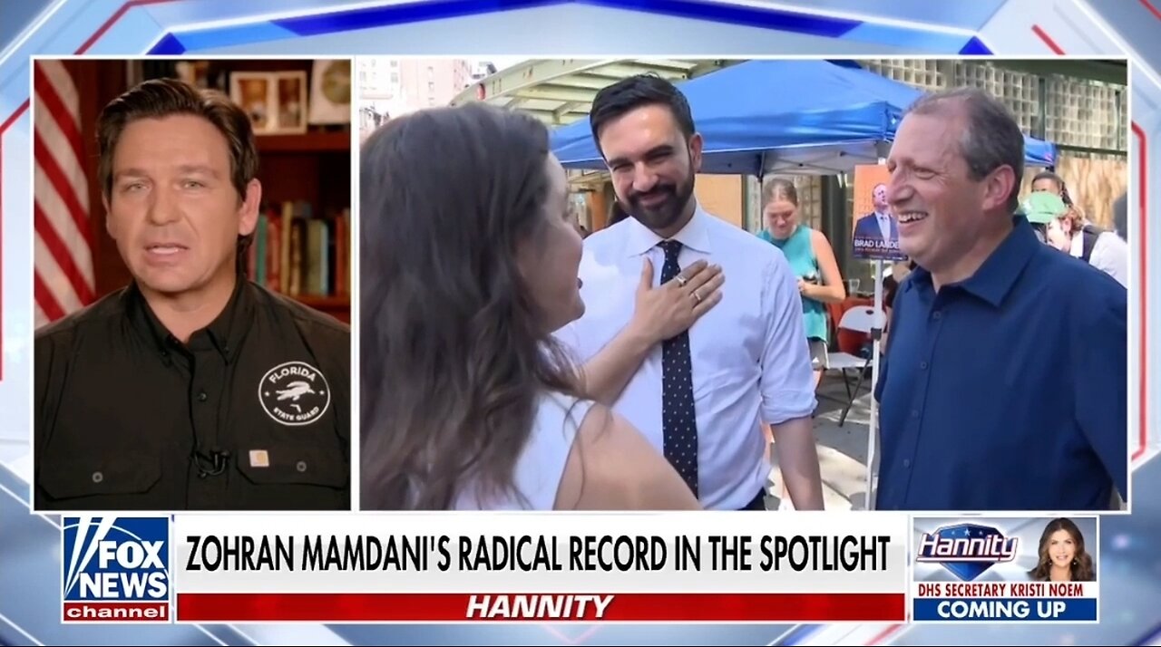 Gov DeSantis: Mamdani Makes Bill DeBlasio Look Like Reagan