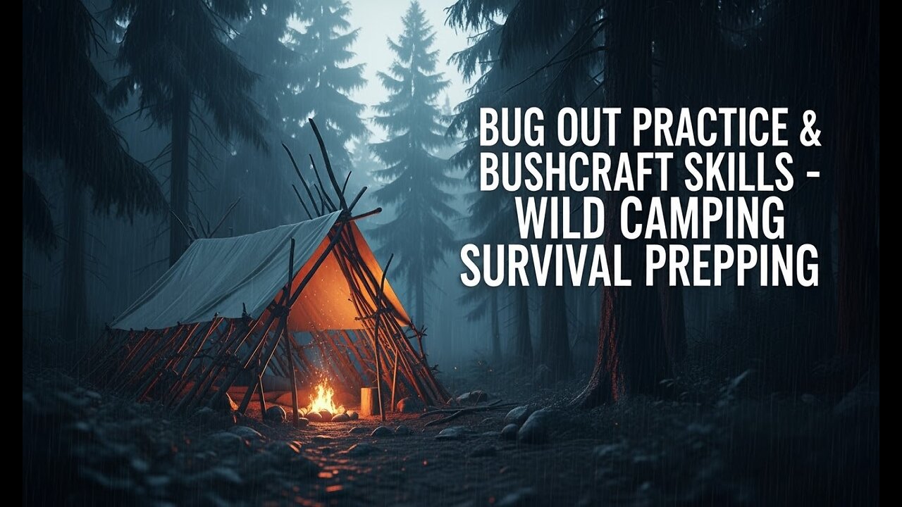 Bug Out Practice & Bushcraft Skills | Wild Camping Survival Prepping
