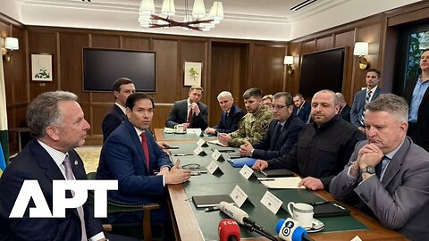 Rubio & Witkoff Meet Ukraine’s Negotiators as Trump Pushes to End the War