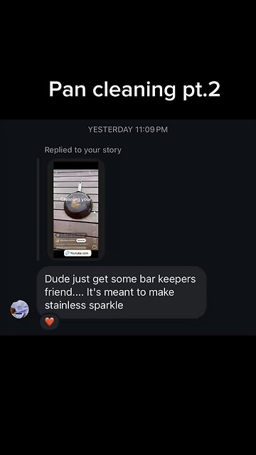 Pan Cleaning Part 2 Bar Keepers Friend