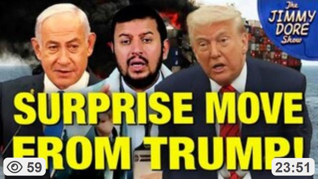 Trump SCREWS Israel With Dramatic Shift On Yemen ~ With Jimmy Dore