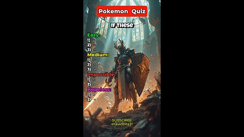 If You Can’t Name These Pokémon, Are You Really a Trainer?