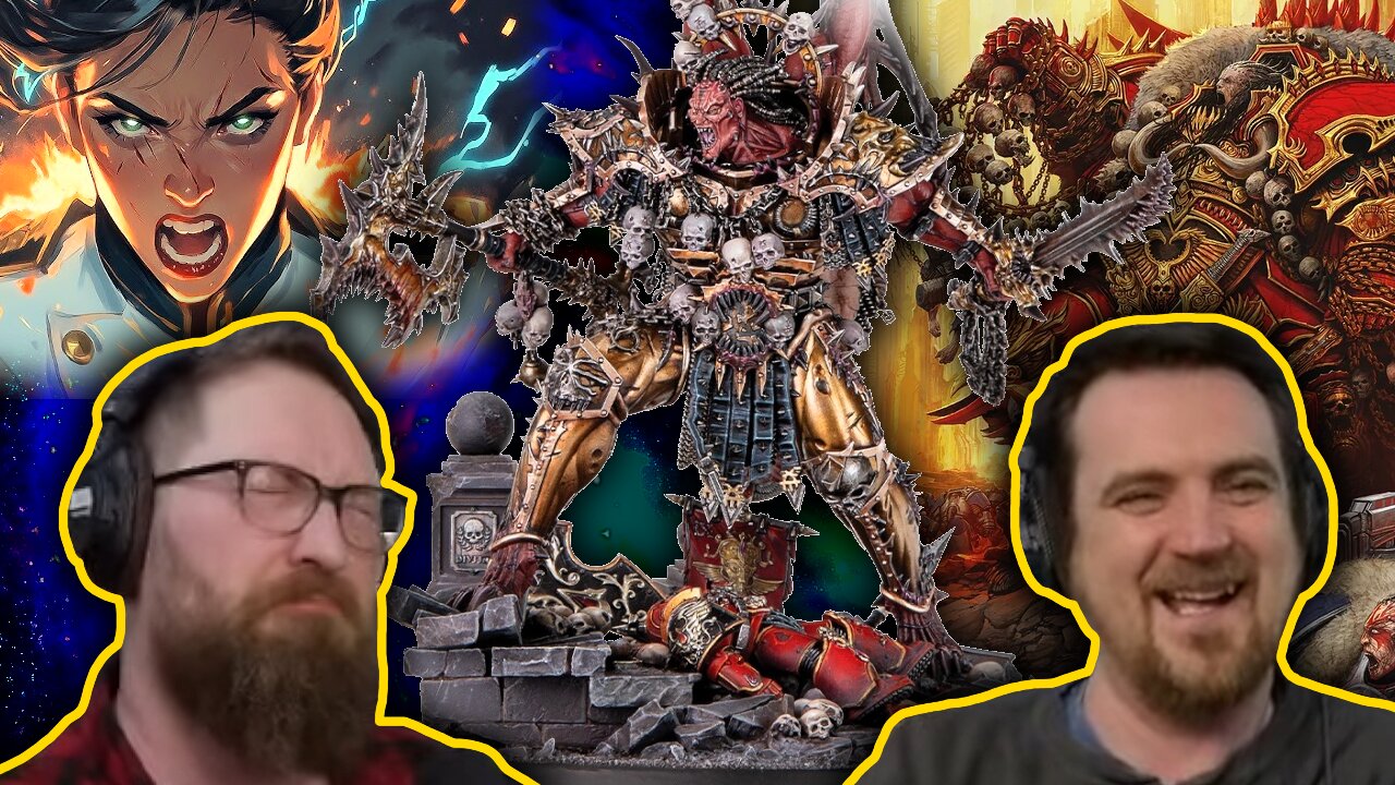 Angron Miniature - Deep Rich Angron Lore - Warhammer Miniatures - Tom and Ben