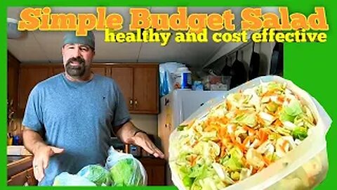 Simple Budget Salad - Healthy and Cost Effective