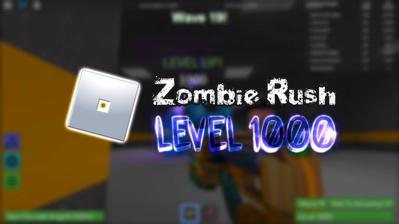 Reaching level 1000 on Zombie Rush (April 7, 2018)