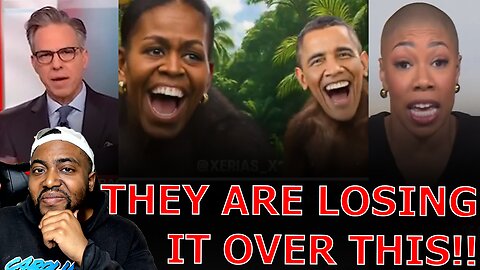 Liberals And Democrats LOSE THEIR MINDS Crying Racism Over Trump Posting Obama Monkey Meme!
