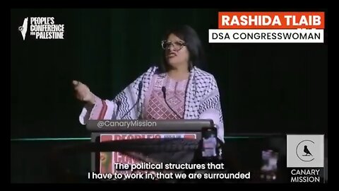 Rep. Rashida Tlaib calls for Hamas supporters to mobilize and take over America.