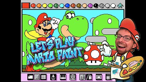 Making Happy Accidents - Let's Play Mario Paint