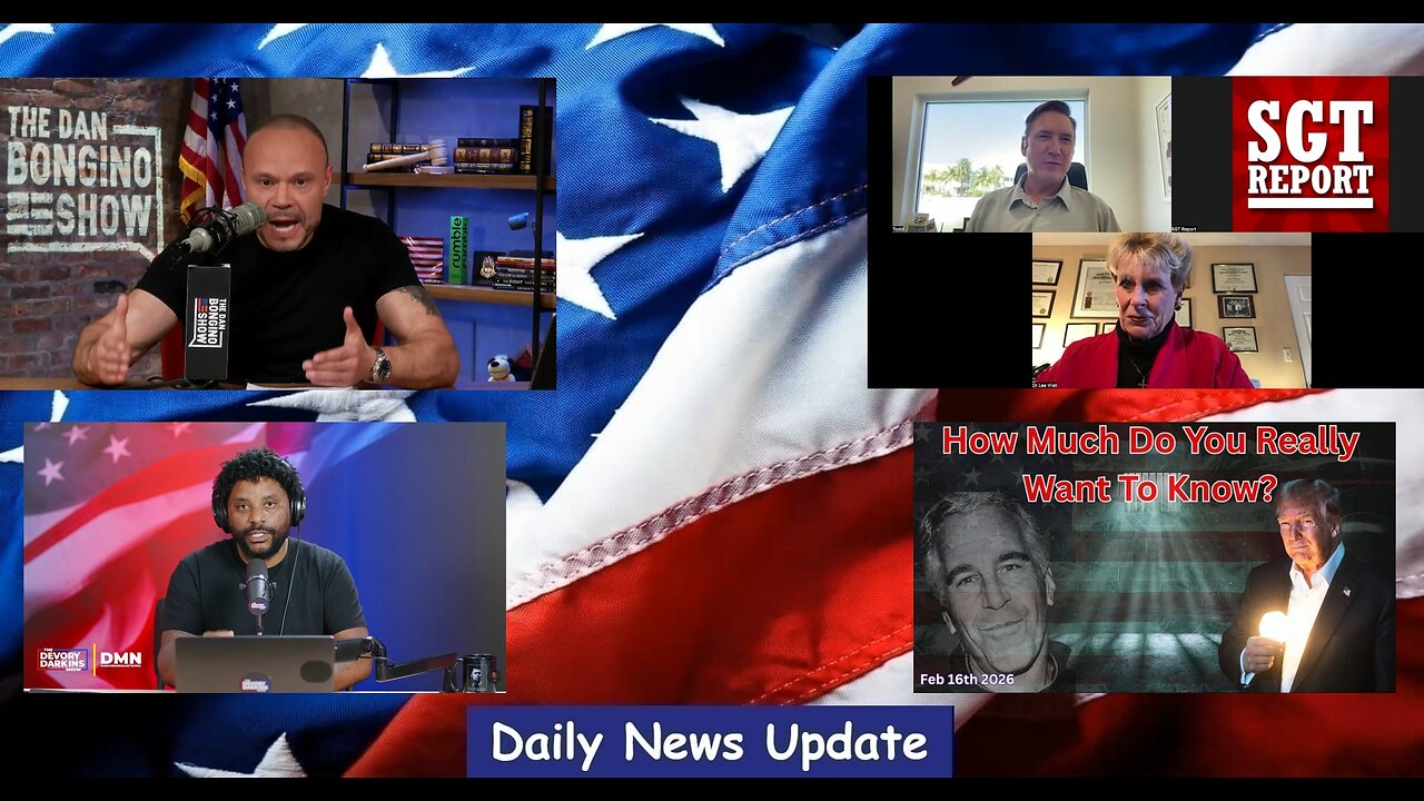 EP1840 | Dan Bongino: Epstein Files, SGT Report: Pizzagate, Devory Darkins: Hilary Clinton, Wendy Bell Radio