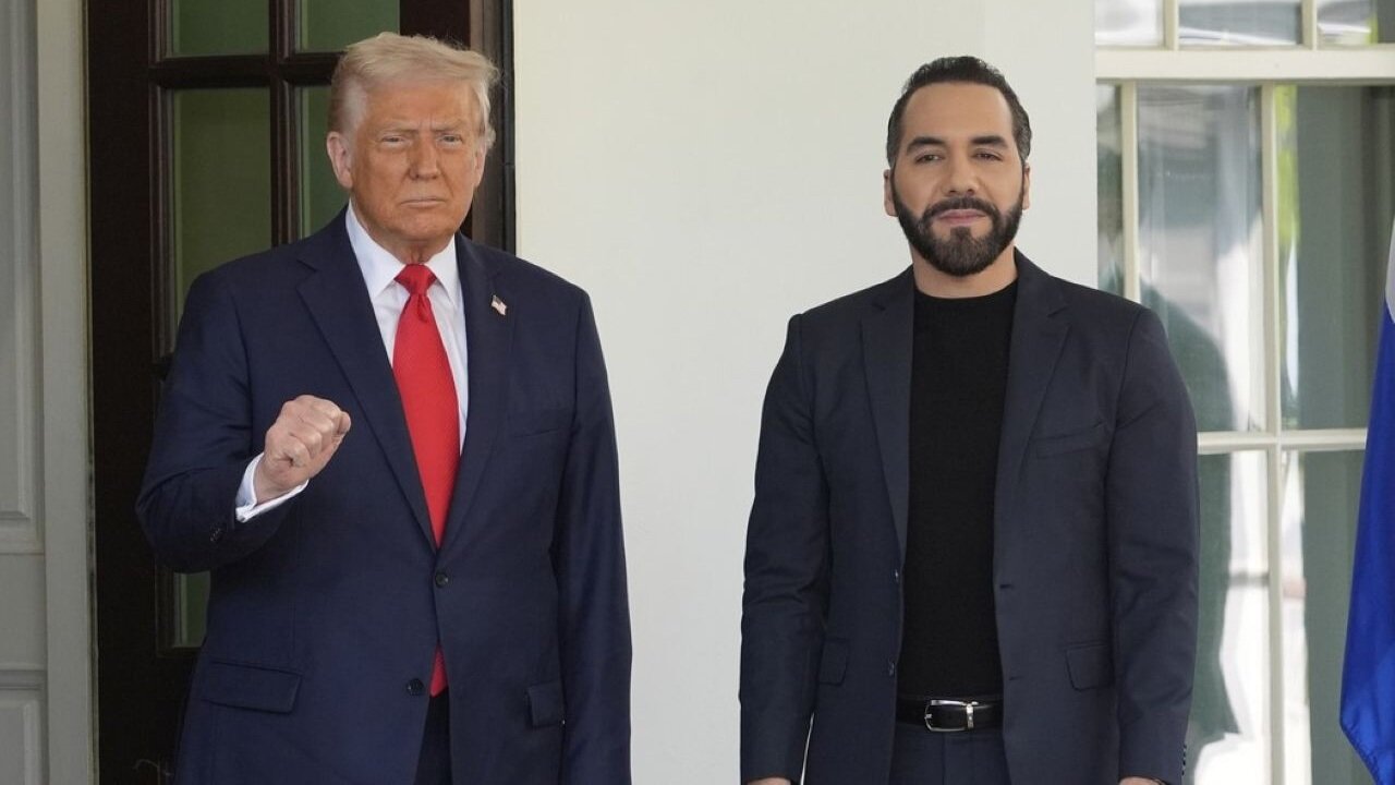 Trump And Bukele Torch CNN's Kaitlan Collins in Oval Office Showdown Over Deported MS-13 Gangbanger