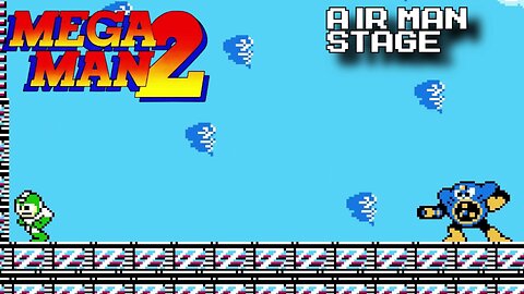 Mega Man 2 (NES) - 4. Air Man stage