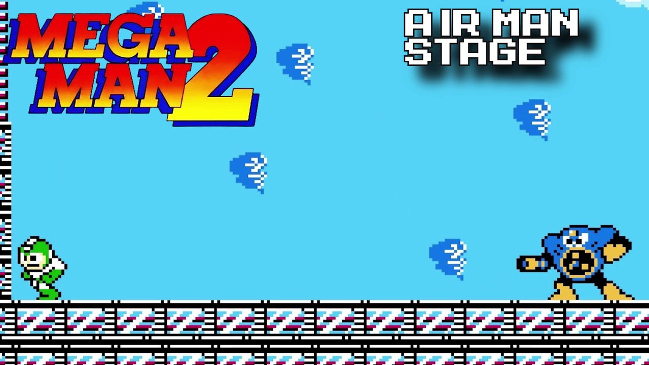 Mega Man 2 (NES) - 4. Air Man stage