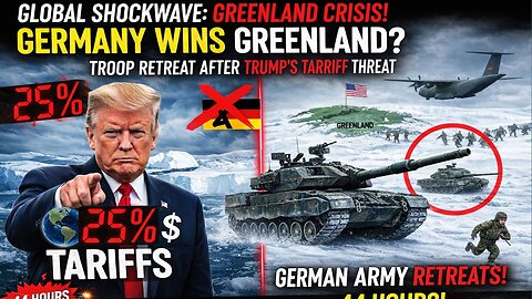 🔴 Germany BOWS After Trump’s Greenland Tariff Threat? Army’s Dramatic Retreat Within 44 Hours
