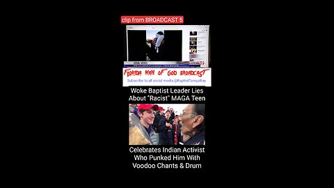 Woke Evangelical Pastors Lie On MAGA Youth, Support Indian Witch Doctor: clip from BROADCAST 5