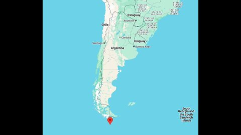 7.5 magnitude earthquake, shallow at the end of the world 🌎 Drake Passage