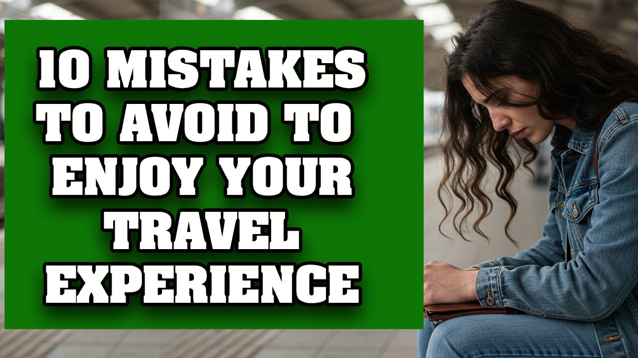 10 MISTAKES TO AVOID TO ENJOY YOUR TRAVEL EXPERIENCE