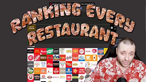 The Ultimate Restaurant & Fast Food Tier List | You’ll Definitely Disagree 😤
