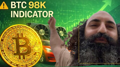 BITCOIN HIT $98,000 🚨 & MAIN INDICATOR I USE TO KNOW WHEN TO BUY BITCOIN, TESLA & NVIDIA